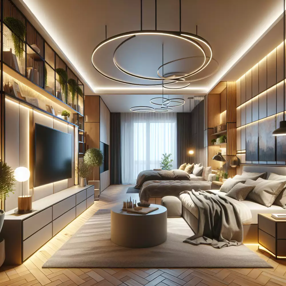 Paneláku Obývák S Ložnicí